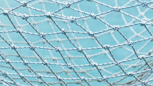 Full frame shot of net