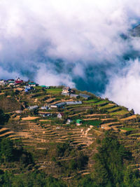 Scenic view of landscape against sky