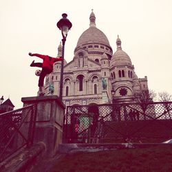 Low angle view of church