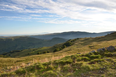 Scenic view of landscape against sky