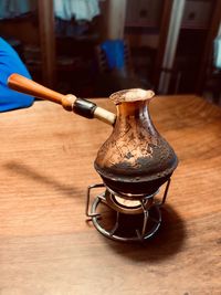 Close-up of drink on table