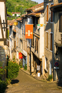 Street amidst buildings in city