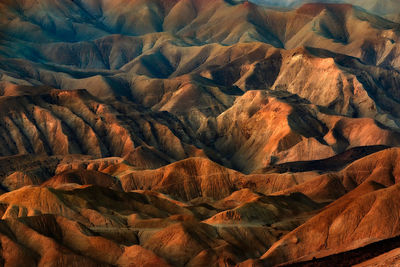 Full frame shot of rocky mountains