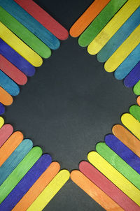 Close-up of colorful umbrella