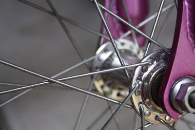 Close-up of bicycle