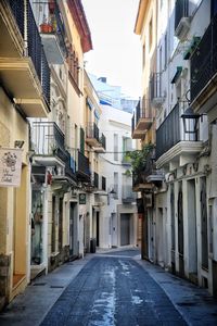 Street amidst buildings in city