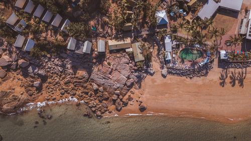 Drone view of beach