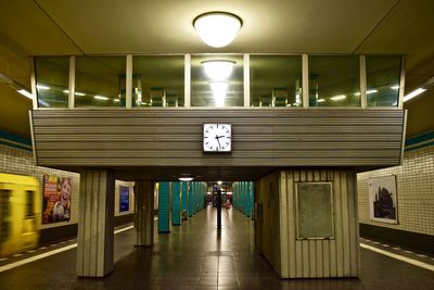 View of subway station