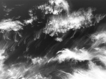 Low angle view of storm clouds in sky