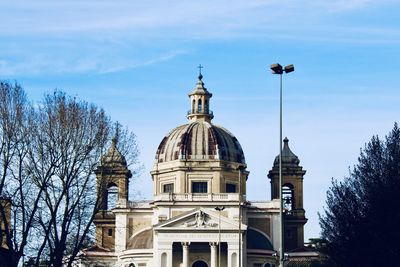 Low angle view of building against sky