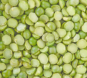 Full frame shot of green peas for sale at market