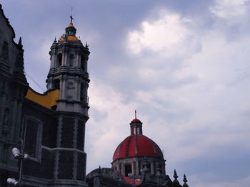 Low angle view of church against sky