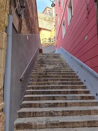 High angle view of building