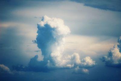 Low angle view of cloudy sky