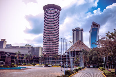 Nairobi city county skyline skyscrapers kenya's capital east africa panoramic scenic views from kicc