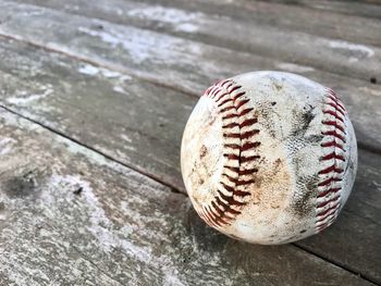 Close-up of ball