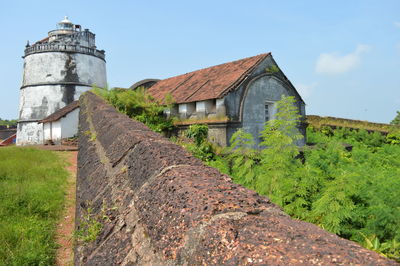 Abandoned built structure against sky