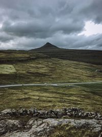 Scenic view of landscape against sky