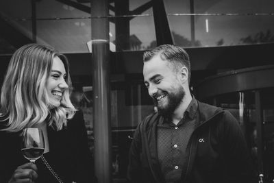 Portrait of a smiling young woman