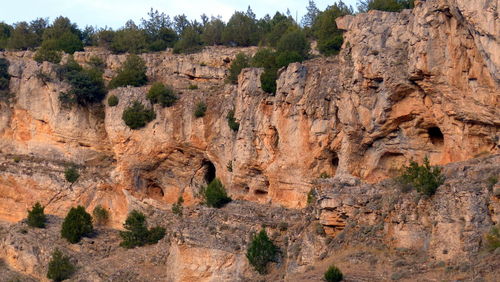 View of rock formations