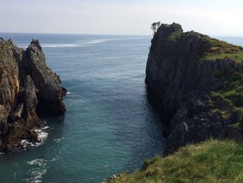 Panoramic view of sea against sky