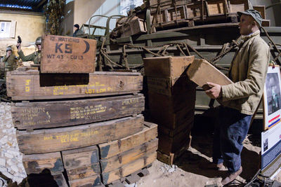 Man working in factory