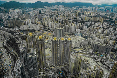 Aerial view of cityscape