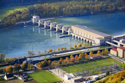 Germany, bavaria, jochenstein hydro plant