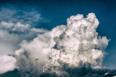 Low angle view of clouds in sky