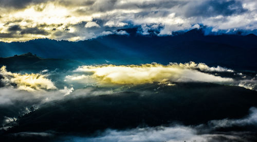 Low angle view of clouds in sky