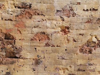 Full frame shot of stone wall