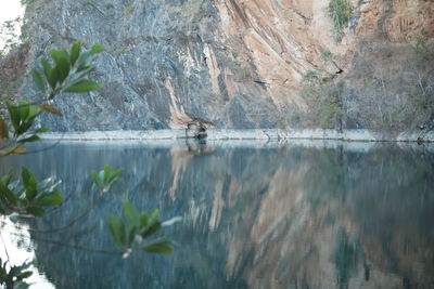 Scenic view of lake