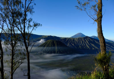 Bromo mountain at bromo tengger semeru national park in lumajang, east java province, indonesia.