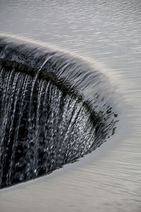 Close-up of waterfall - abyss