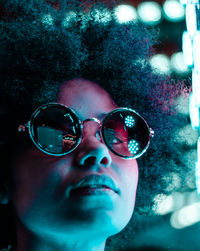 Portrait of man wearing sunglasses