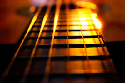 Close-up of guitar