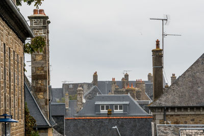 Buildings in city against sky