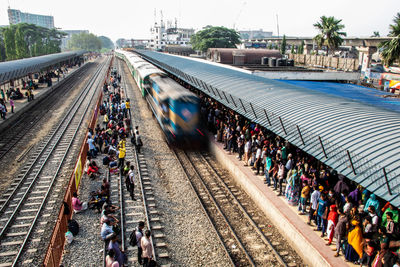 Journey by train to celebrate the biggest religious festival eid-ul-fitr