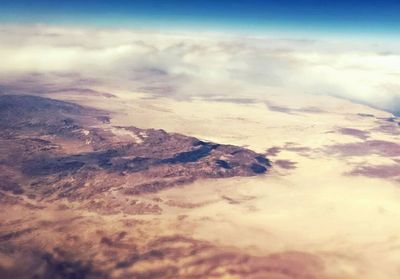 Aerial view of landscape