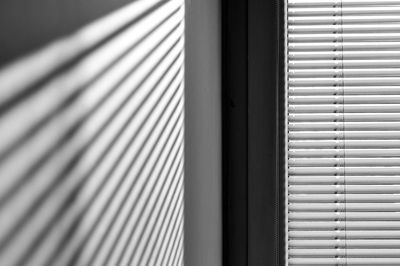 Close up of blinds