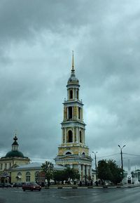 View of building against cloudy sky
