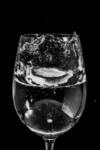 Close-up of drink in glass