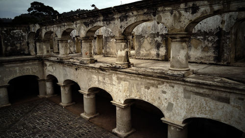 Low angle view of historical building