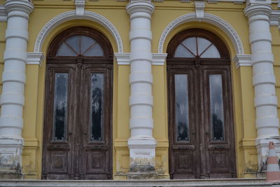 Low angle view of historical building