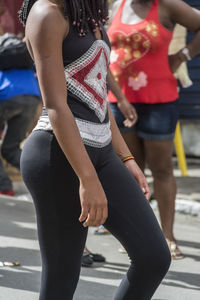 Public school students are seen during the bahia independence parade 