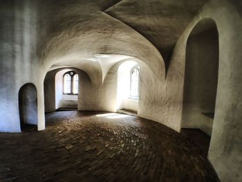 Interior of empty corridor