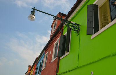 Low angle view of building against sky