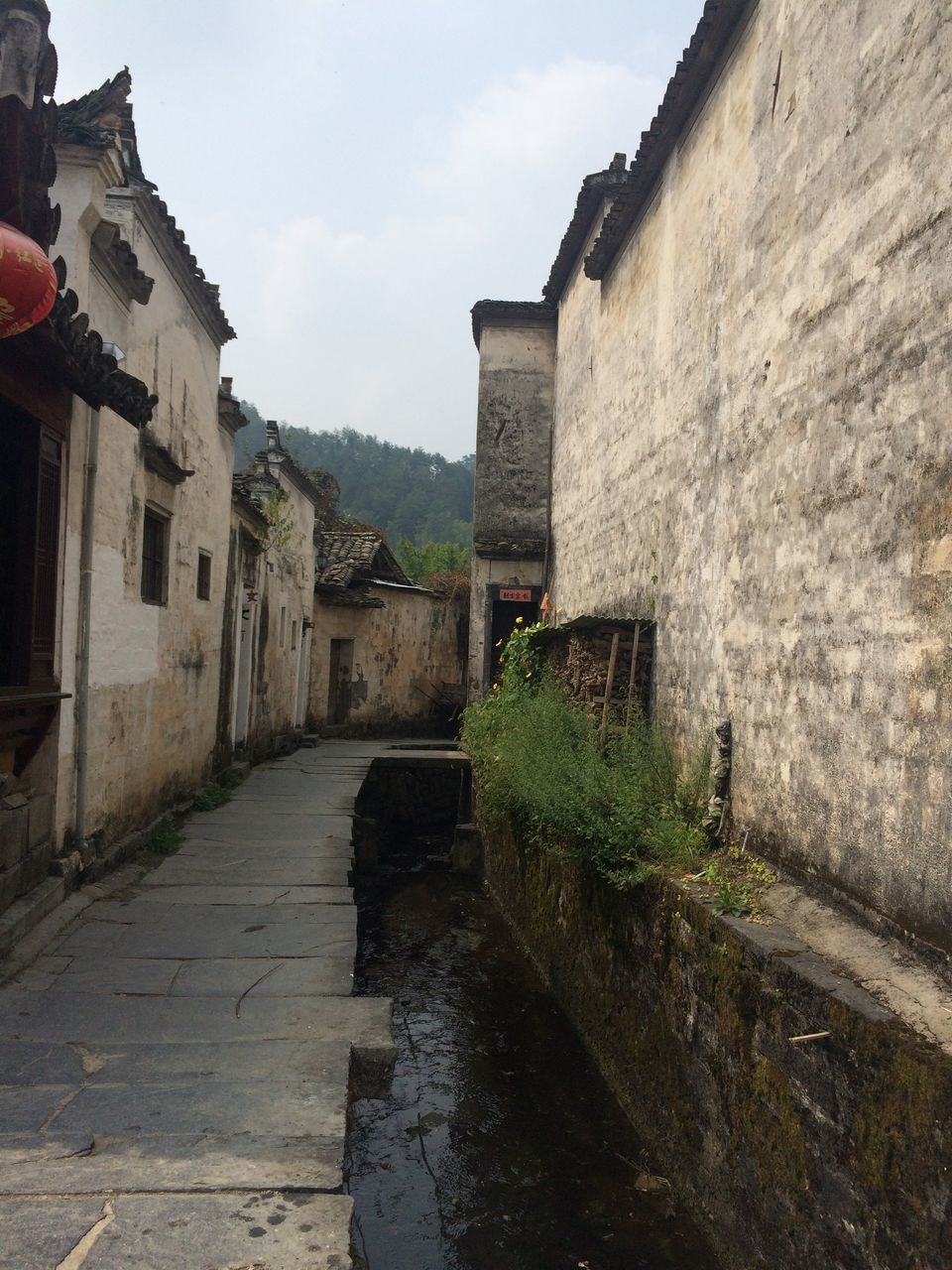 architecture, built structure, low angle view, building exterior, the way forward, sky, steps, old, tree, stone wall, wall - building feature, steps and staircases, day, history, outdoors, weathered, diminishing perspective, house, cloud - sky, arch