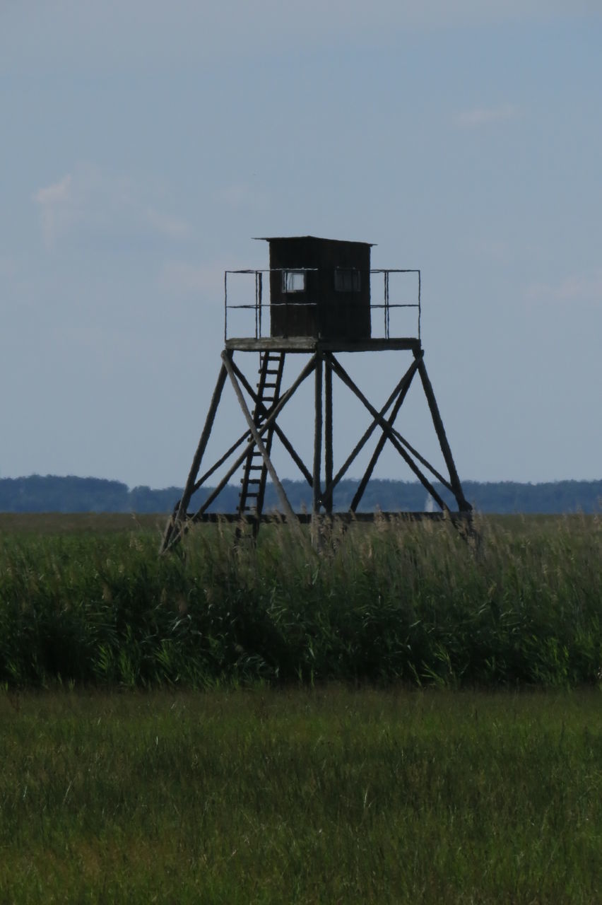 LIFEGUARD TOWER ON FIELD