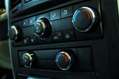 Close-up of vintage car